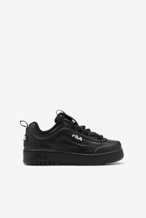 FILA Disruptor 2 X Fx-100 Luxe Sneakers Black / Red / White,Kids Shoes | CA.CQTLSI345